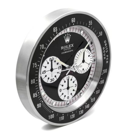 Rolex Daytona Paul Newman Wall Clock | White Logo