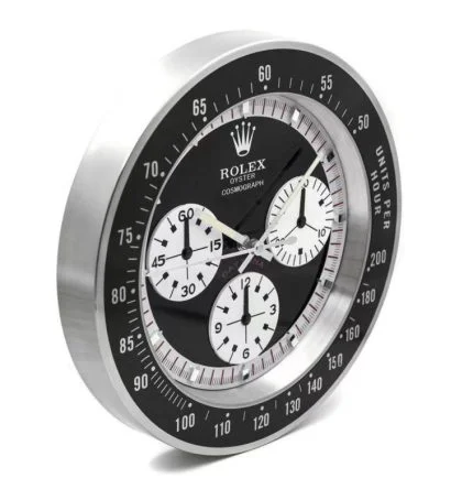 Rolex Daytona Paul Newman Wall Clock | White Logo