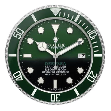 Rolex Deepsea Wall Clock I Green Sea-Dweller