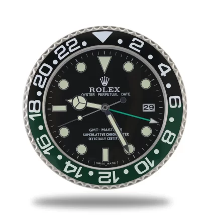 Rolex GMT Master Series,Black & Green | Wall Clock