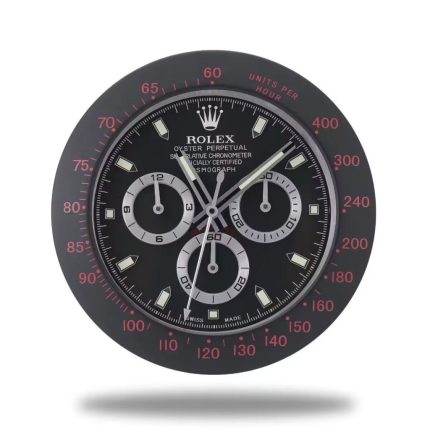 Rolex Daytona Series , Black & Red | Wall Clock