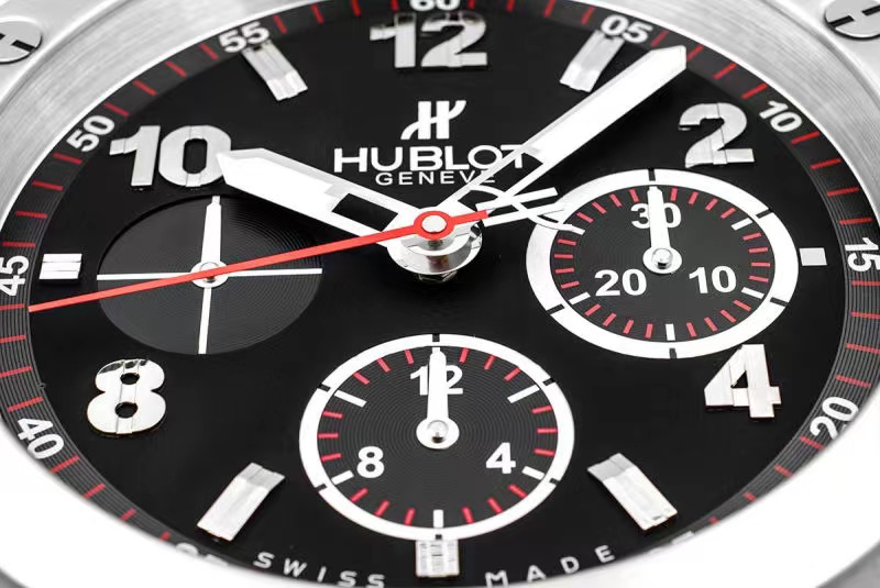 Hublot Big Bang Wall Clock | Silver & Black
