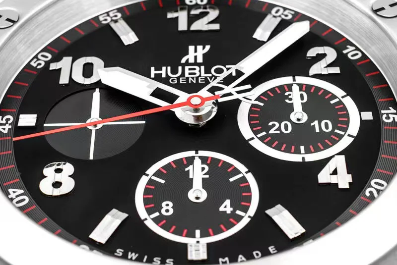 Hublot Big Bang Wall Clock | Silver & Black