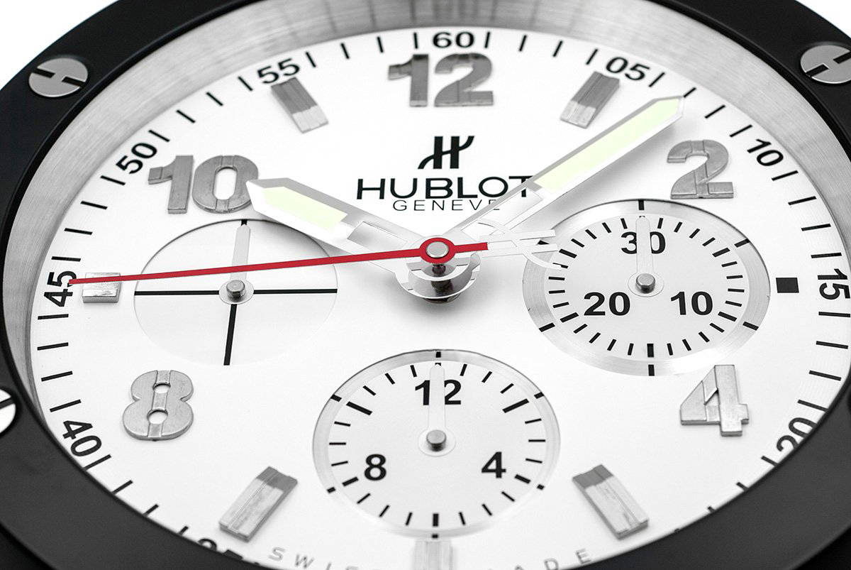 Hublot Big Bang Wall Clock | Black & White