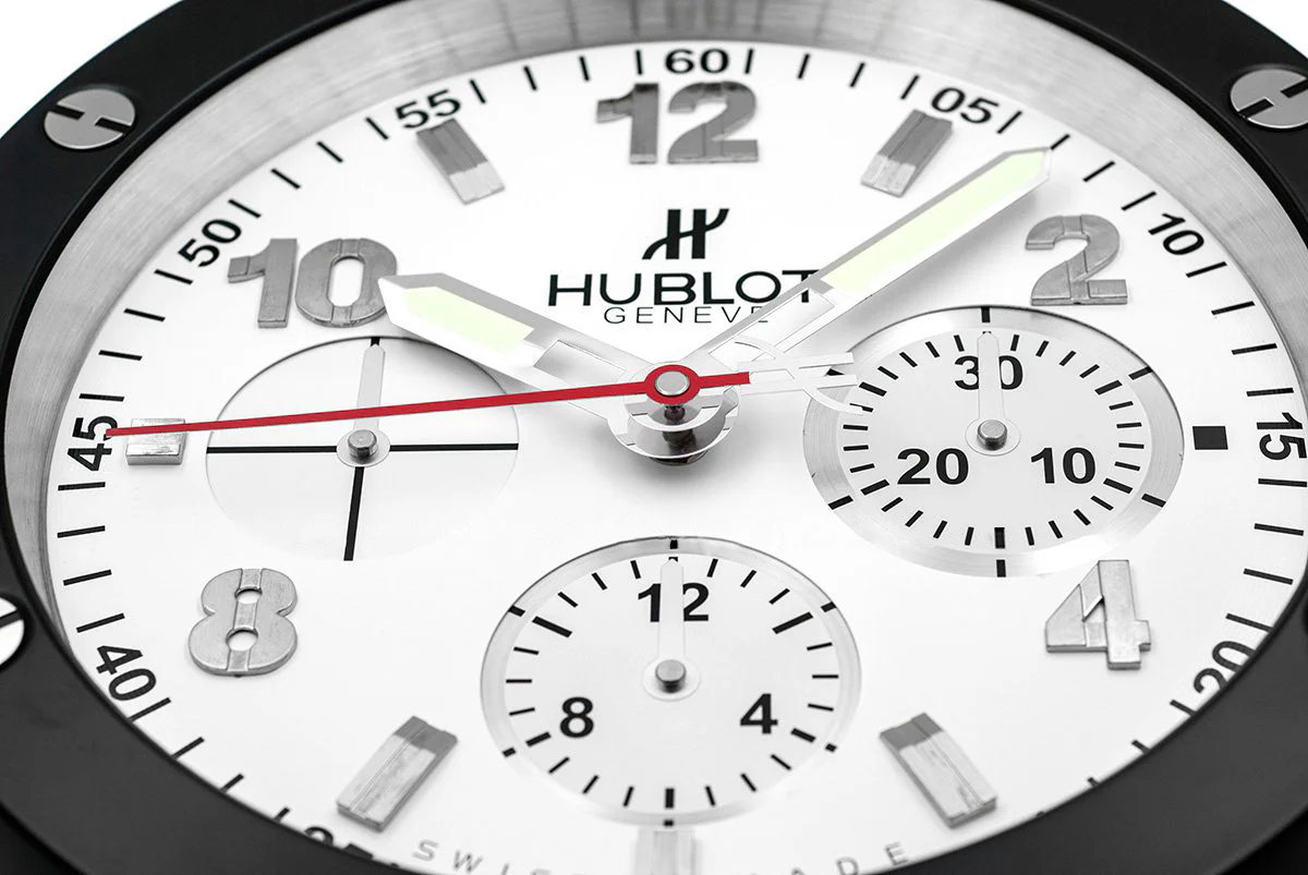 Hublot Big Bang Wall Clock | Black & White