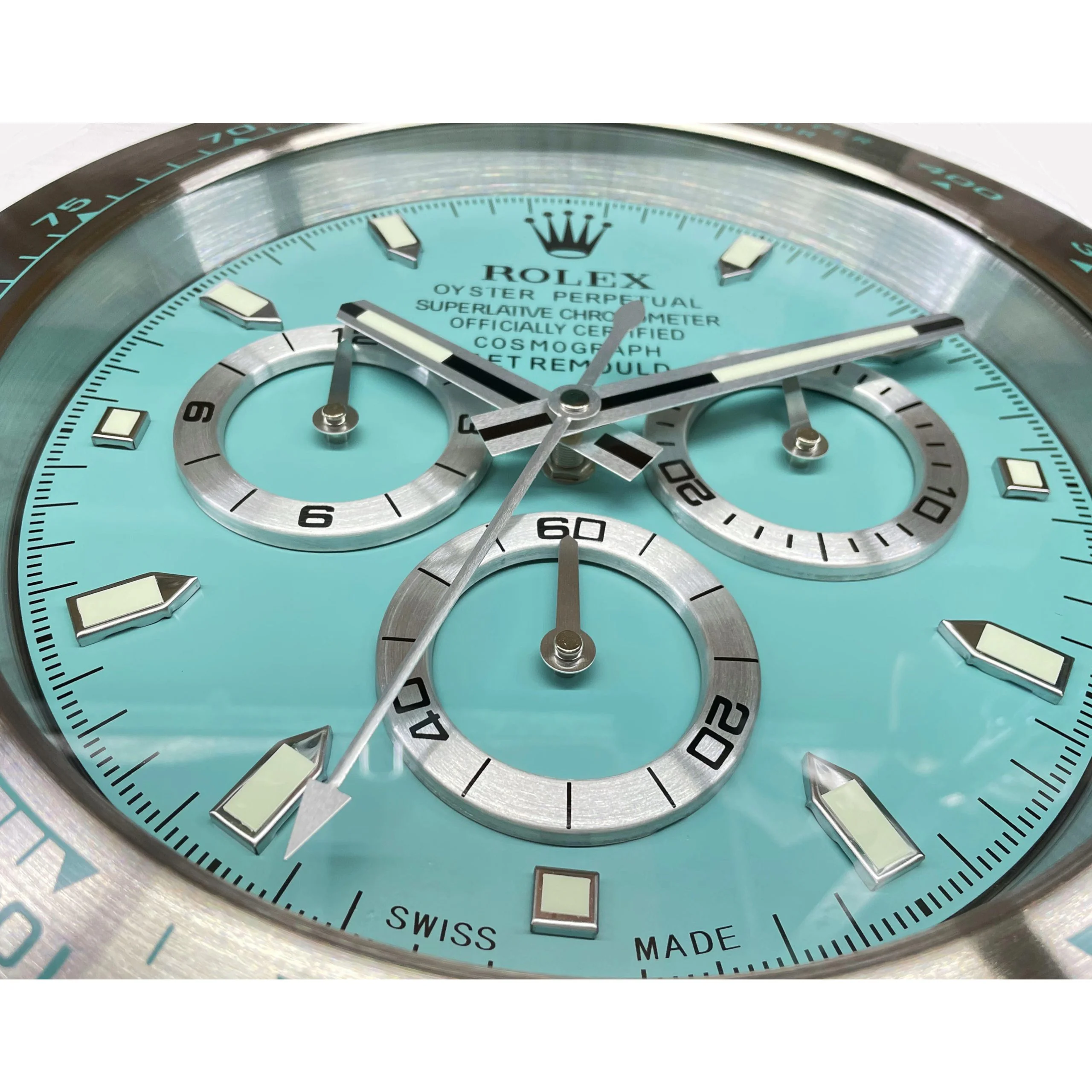 Daytona Cosmograph Wall Clock | Platinum Dial
